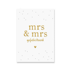 Kaart | Mrs & Mrs