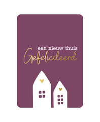 Wenskaart | Nieuw thuis