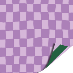 Cadeaupapier Paars/ Groen