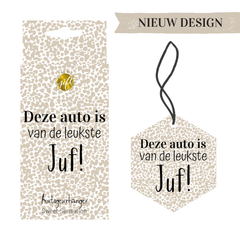 Autogeurhanger – Juf