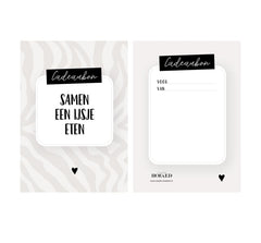 Kaart Samen een ijsje eten