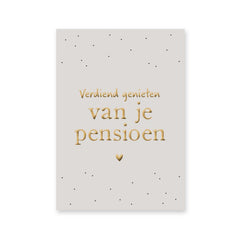 Kaart pensioen