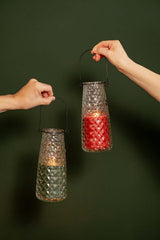 Kaars in glas | Rood