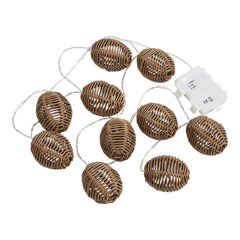 Carlisle LED Lichtslinger, polyrotan/metaal, natuur/zwar