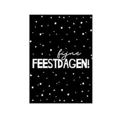 Kaart Fijne feestdagen