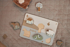 Jollein | Houten Puzzel | Farm