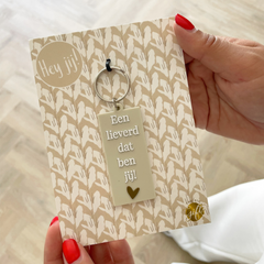 Sleutelhanger – Lieverd Dat Ben Jij