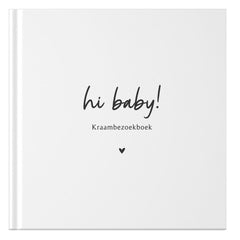 Hi baby | Kraambezoekboek